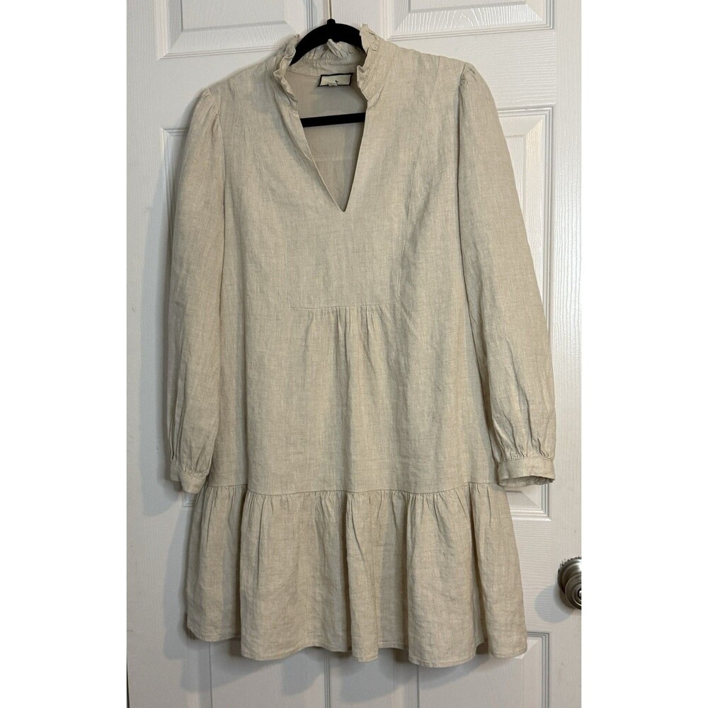 Tuckernuck Cream Ruffle Mini Dress - Picture 4 of 11